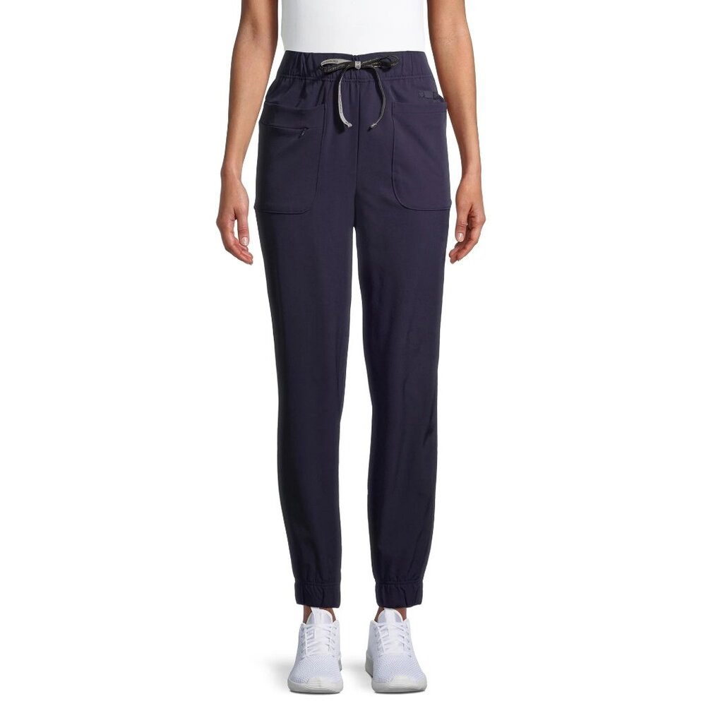 Women's ClimateRight by‎ Cuddl Duds Stretch Woven Jogger Scrub Pants Size XS